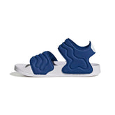 Adilette 2 sandalo in gomma bambino blu bianco | Boscaini Scarpe