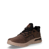 Sneaker in ecopelle e tessuto marrone | Boscaini Scarpe