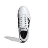 Grand Court 3.0 sneaker in ecopelle bianco nero | Boscaini Scarpe