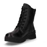 Anfibio in pelle con zip nero | Boscaini Scarpe