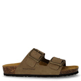 Ciabatta in pelle kaki - VALLEVERDE | Boscaini Scarpe