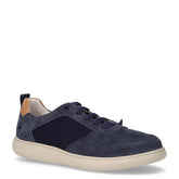 Evo sneaker in pelle e tessuto blu | Boscaini Scarpe