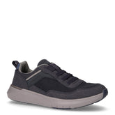 Neil sneaker in tessuto ed ecopelle navy blu | Boscaini Scarpe
