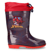 Stivale da pioggia in gomma bambino blu rosso | Boscaini Scarpe