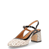 Décolleté slingback in ecopelle burro | Boscaini Scarpe