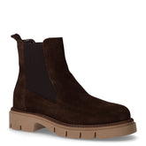 Stivaletto in pelle scamosciata marrone | Boscaini Scarpe