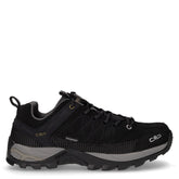 Rigel low scarpa da trekking in pelle e tessuto nero grigio - Scarpe Trekking Uomo | Boscaini Scarpe