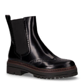 Stivaletto in ecopelle stile inglese nero - TAMARIS | Boscaini Scarpe