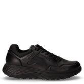 Scarpa sportiva in pelle con suola chunky nero | Boscaini Scarpe