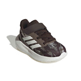 Run Falcon 5 sneaker bambino in tessuto verde marrone | Boscaini Scarpe