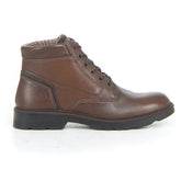 Stivaletto stringato con zip cuoio - Mid Season Sale Stivaletti Uomo | Boscaini Scarpe