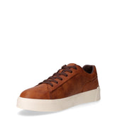 Sneaker in ecopelle cognac | Boscaini Scarpe