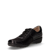 Scarpa comfort in pelle con zip laterale nero | Boscaini Scarpe