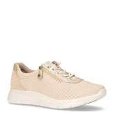 Sneaker in pelle ed ecopelle sabbia | Boscaini Scarpe