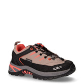 Kids rigel 2.0 low wp scarpa da trail running in tessuto e pelle scamosciata bambina beige | Boscaini Scarpe