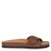 Sara ciabatta in ecopelle marrone - GRUNLAND | Boscaini Scarpe