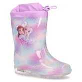 Stivaletto d'acqua da bambina con luci in gomma lilla - Stivaletti Bambina | Boscaini Scarpe