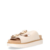 Ciabatta con platform crema | Boscaini Scarpe
