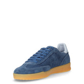 California Sun Suede Sneaker in pelle blu | Boscaini Scarpe
