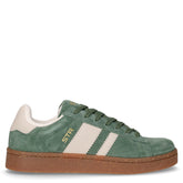 Sneaker in pelle verde - Sneakers Uomo | Boscaini Scarpe
