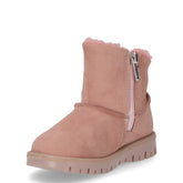 Stivaletto invernale in pelle bambina rosa antico | Boscaini Scarpe