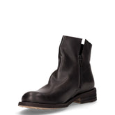 Stivaletto in pelle con zip nero | Boscaini Scarpe