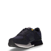 Logan mix sneaker in ecopelle blu | Boscaini Scarpe