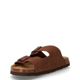 Bobo ciabatta in pelle testa di moro | Boscaini Scarpe