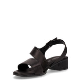 Sandalo con tacco nero | Boscaini Scarpe