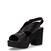Sandalo con tacco nero | Boscaini Scarpe
