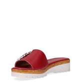 Ciabatta con zeppa rosso | Boscaini Scarpe