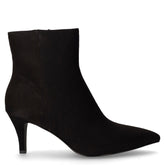 Tronchetto a punta in tessuto nero | Boscaini Scarpe