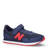 323 sneaker in tessuto ed ecopelle navy rosso | Boscaini Scarpe