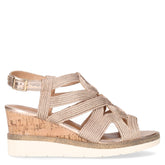 Sandalo con tacco rosegold - Sandali Con Tacco Donna | Boscaini Scarpe