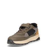 Sneaker in ecopelle bambino fango grigio | Boscaini Scarpe