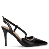 Sandalo in ecopelle con tacco nero - TOO LIKE | Boscaini Scarpe