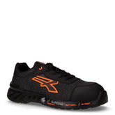 Bruce scarpa antinfortunistica in tessuto nero arancio | Boscaini Scarpe