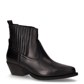 Camperos in pelle con tacco nero | Boscaini Scarpe