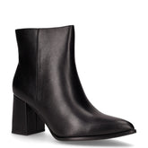 Tronchetto in pelle ed ecopelle con zip nero | Boscaini Scarpe