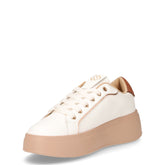 Sneaker in ecopelle con platform bianco | Boscaini Scarpe