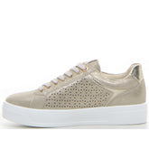 Sneaker con zip laterale gold - Winter Days Sneakers Donna | Boscaini Scarpe