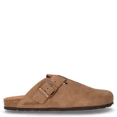 Robi ciabatta in pelle tortora | Boscaini Scarpe