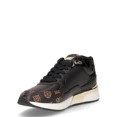 Sneaker in ecopelle nero marrone | Boscaini Scarpe