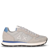 Tom Solid sneaker in pelle e tessuto grigio | Boscaini Scarpe