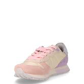 Stargirl Mix Colors sneaker bambina in pelle e tessuto bianco panna | Boscaini Scarpe