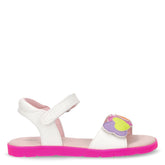 Joyfoot sandalo in ecopelle bambina bianco multicolor - Sandali Bambina | Boscaini Scarpe