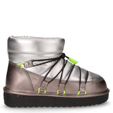 Nordic Slip doposci in tessuto argento - Donna | Boscaini Scarpe