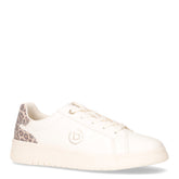 Sneaker in ecopelle bianco animalier | Boscaini Scarpe