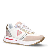 Sneaker in tessuto ed ecopelle bianco multicolor - GUESS DONNA | Boscaini Scarpe