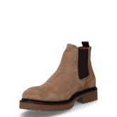 Stivaletto beatles in pelle taupe | Boscaini Scarpe